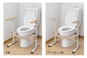 アロン化成 安寿洋式トイレ用フレーム S-はねあげ